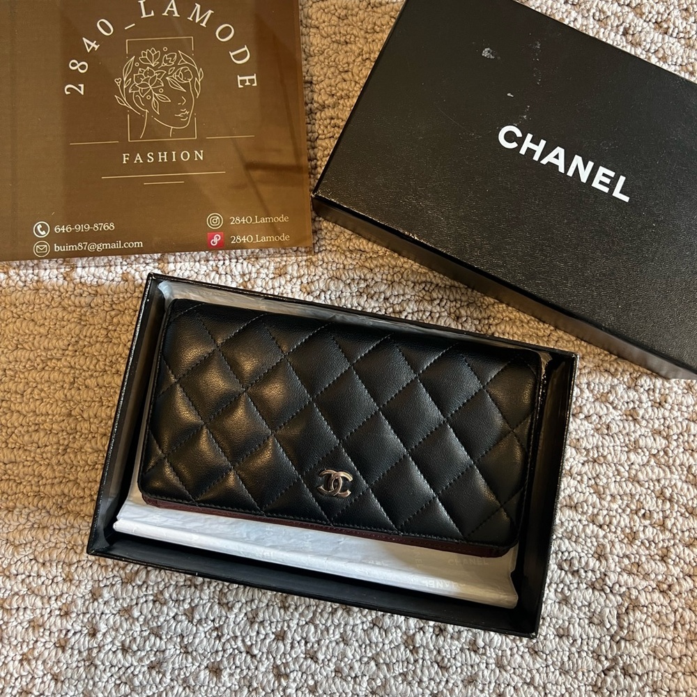 Chanel Long Wallet Used in Good condition